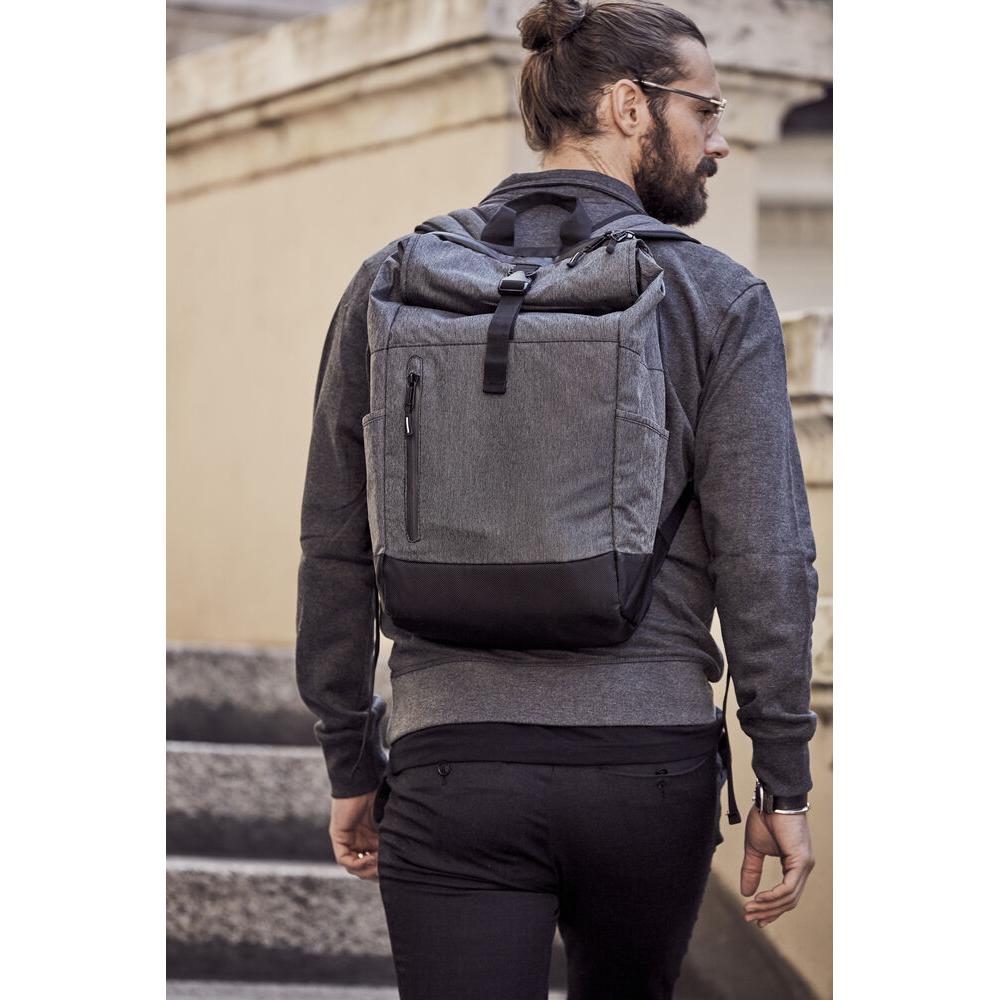 Roll-Up Backpack - Anthracite Melange - Image 5