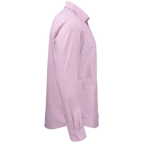 Belfair Oxford Shirt Men - Burgundy/White - Image 4