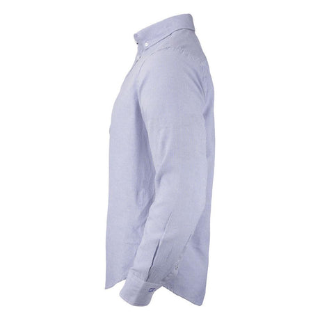 Belfair Oxford Shirt Men - French Blue/White Stripee - Image 3