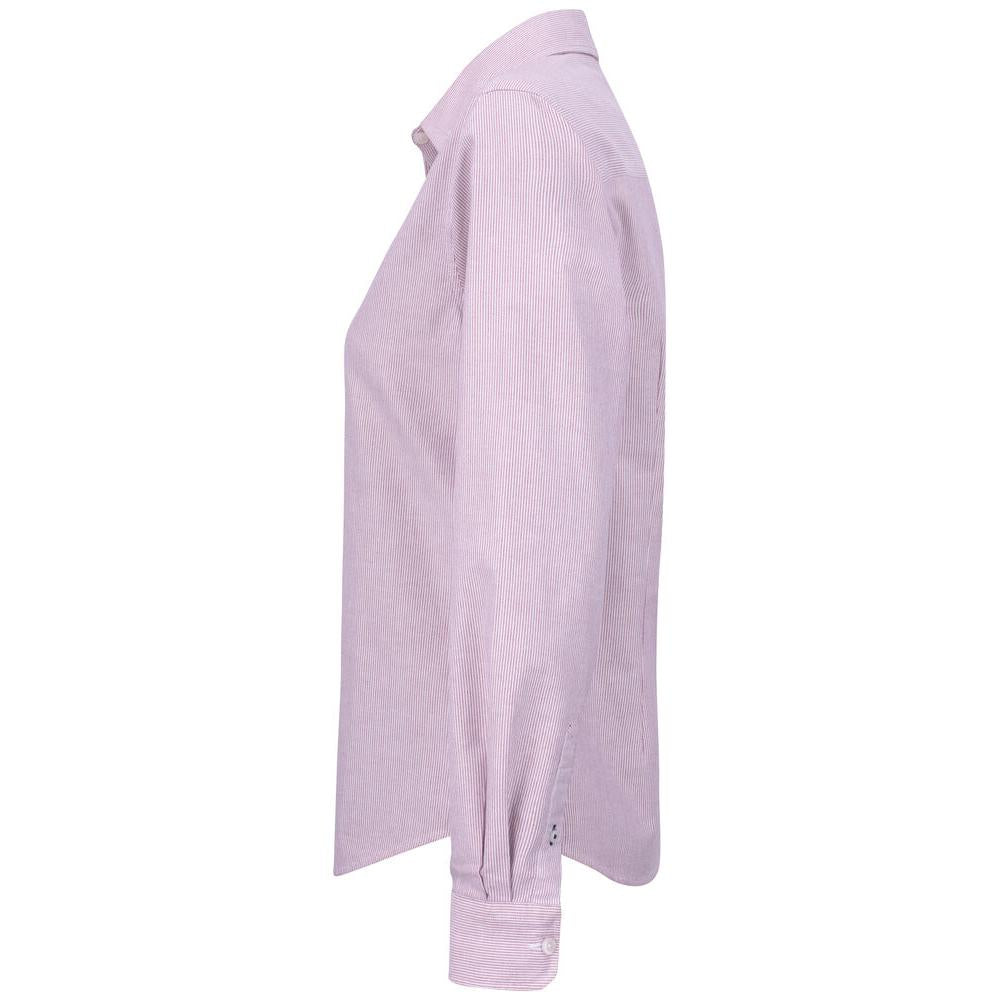 Belfair Oxford Shirt Women - Burgundy/White - Image 3