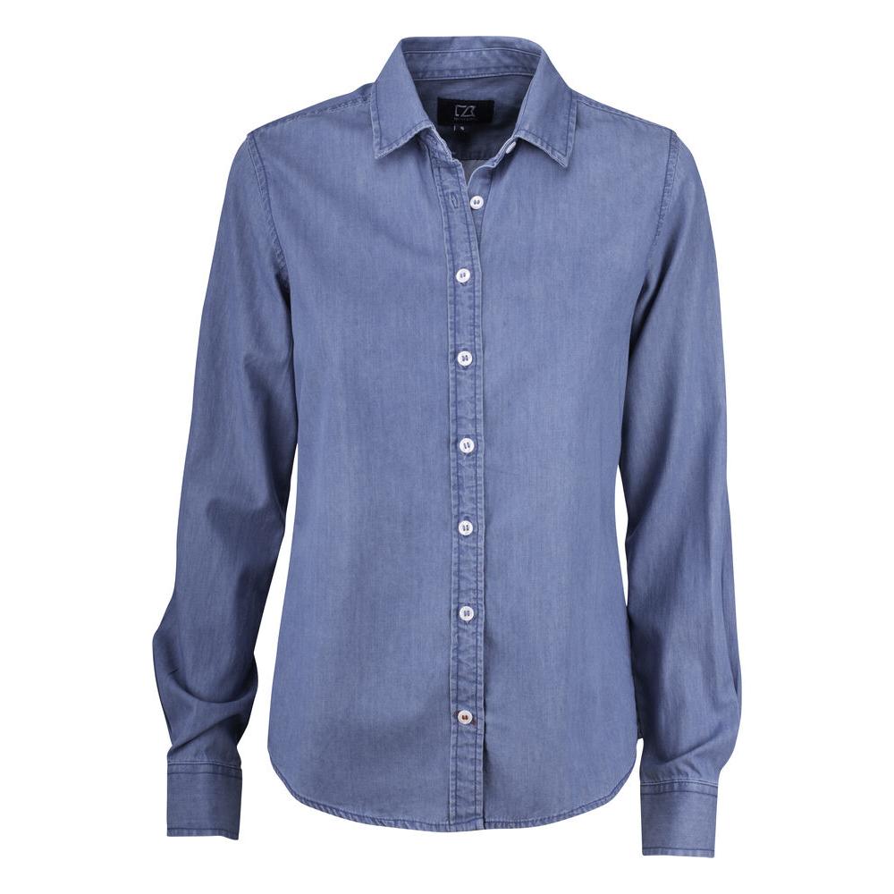 Ellensburg Denim Shirt Women - Denim Blue - Image 1