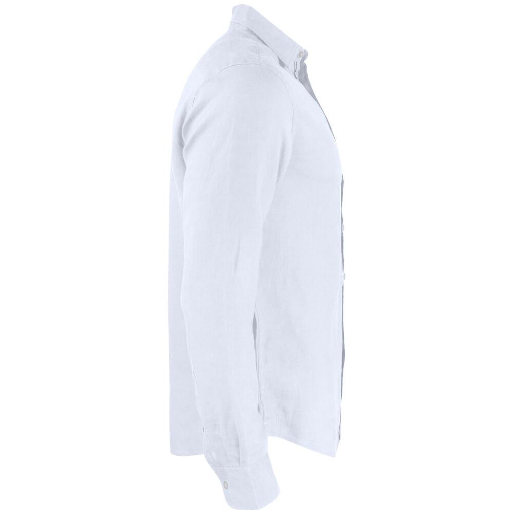 Summerland Linen Shirt Men - White - Image 4