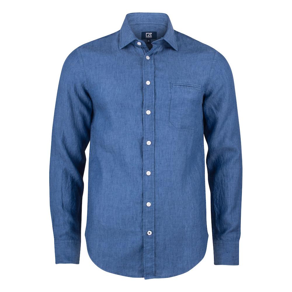 Summerland Linen Shirt Men - Dream Blue - Image 1