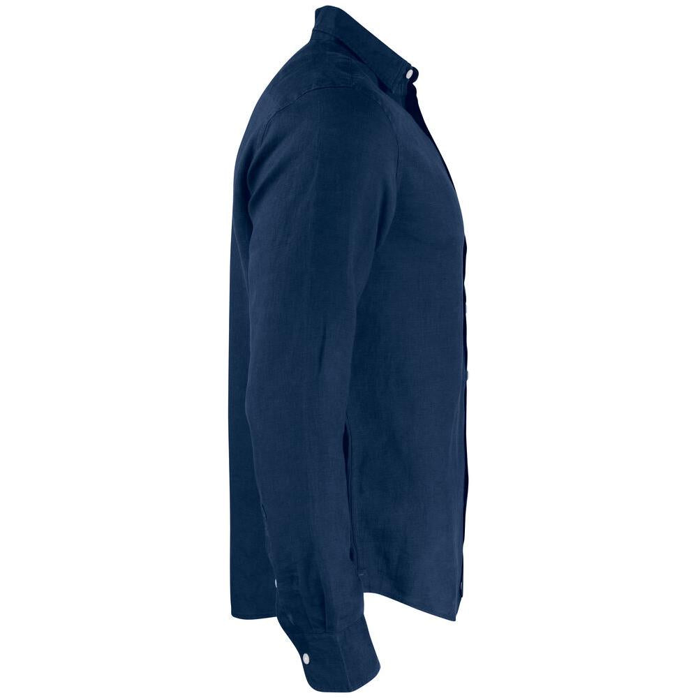 Summerland Linen Shirt Men - Dark Navy - Image 4