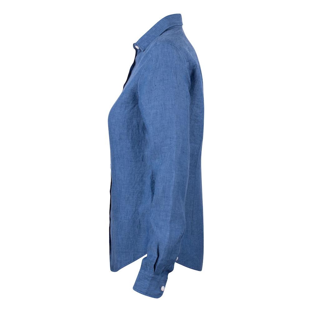Summerland Linen Shirt Women - Dream Blue - Image 3
