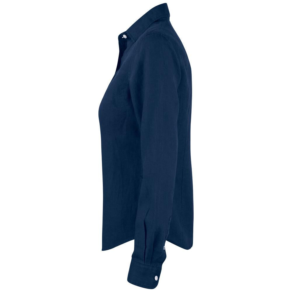 Summerland Linen Shirt Women - Dark Navy - Image 3