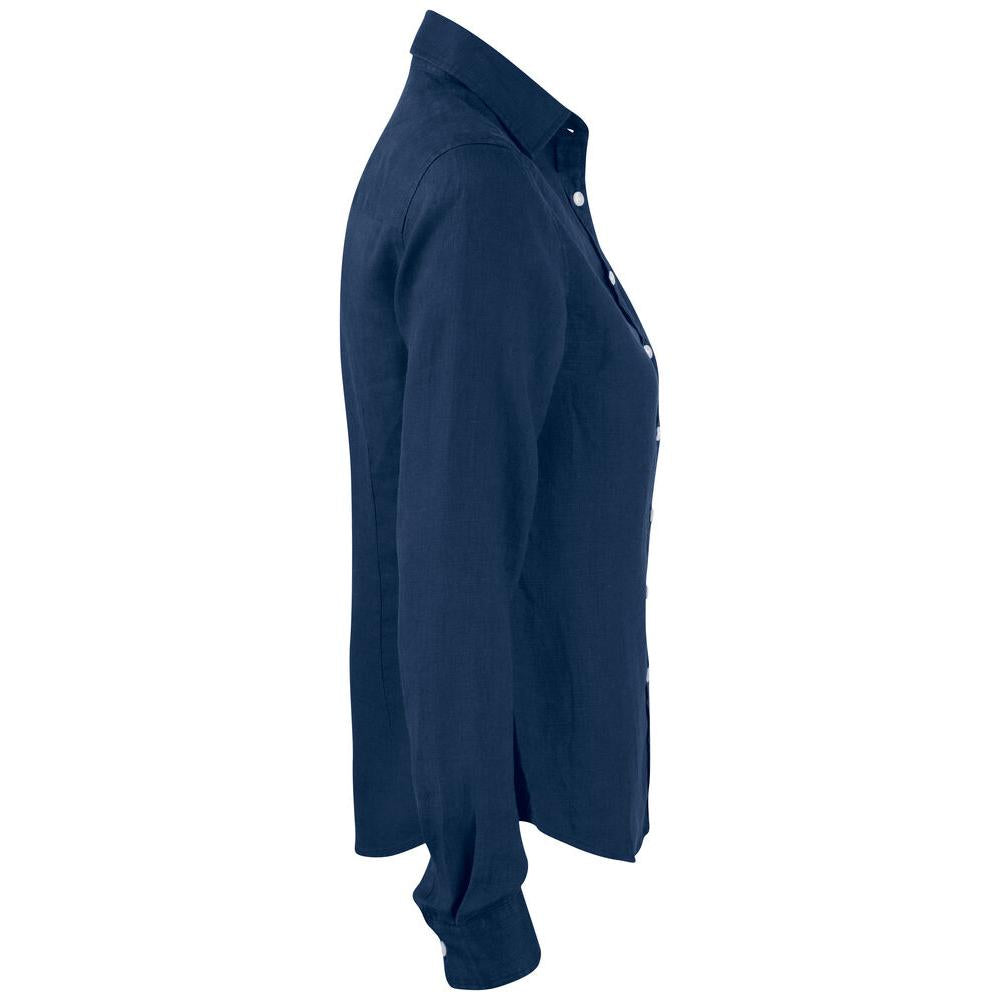 Summerland Linen Shirt Women - Dark Navy - Image 4