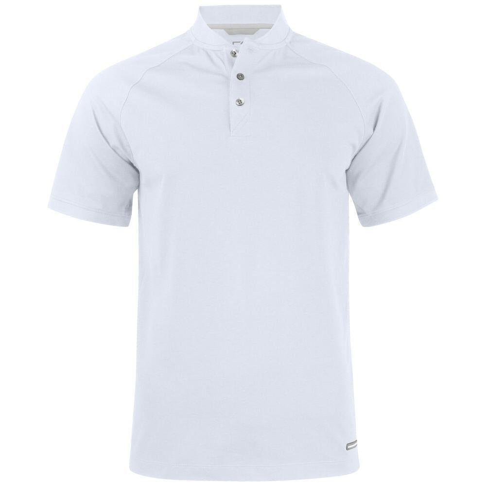 Advantage Stand-Up Collar Polo - White - Image 1