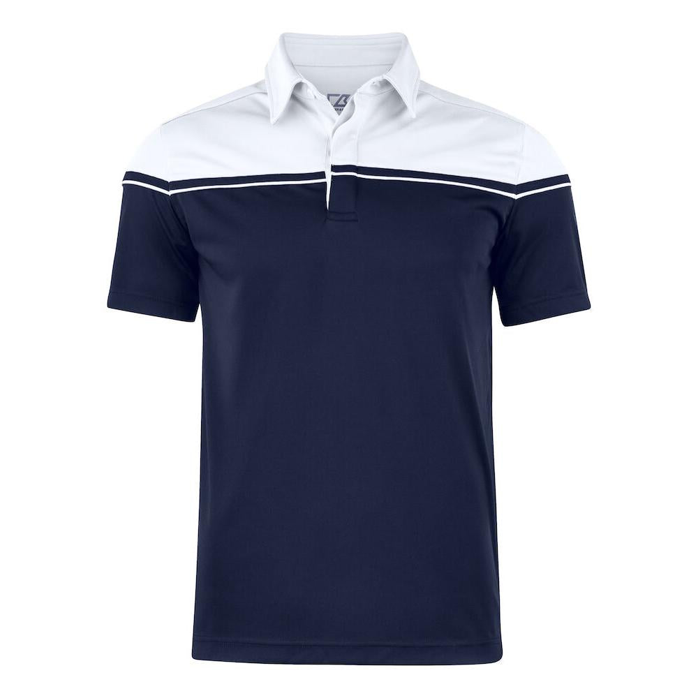 Seabeck Polo Men - Dark Navy/White - Image 1