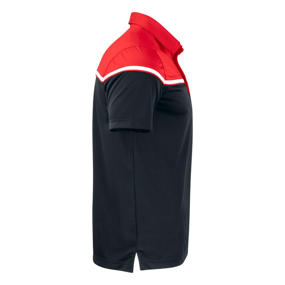 Seabeck Polo Men - Black/Red - Image 4