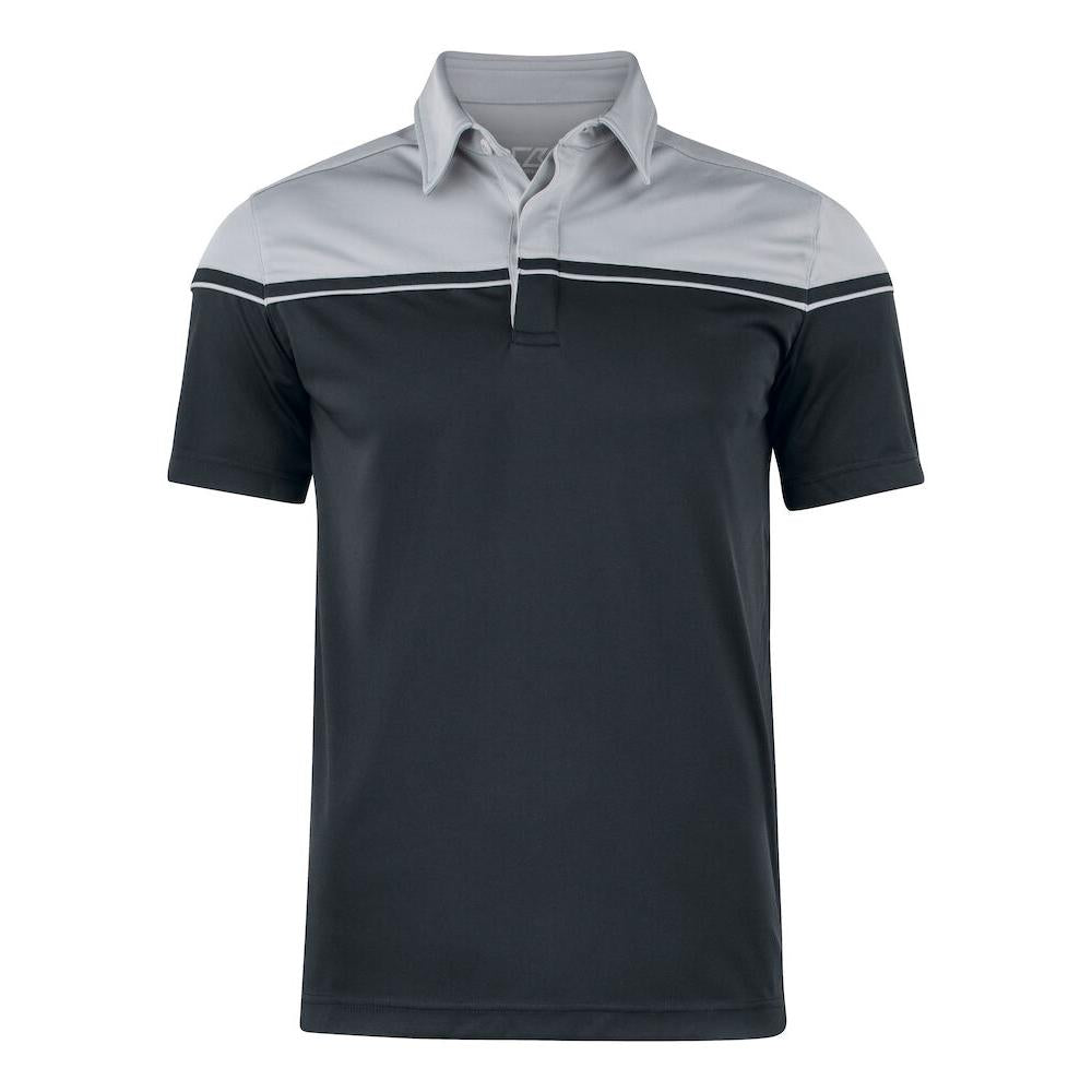 Seabeck Polo Men - Black/Light Grey - Image 1