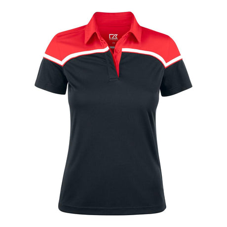 Seabeck Polo Women - Black/Red - Image 1