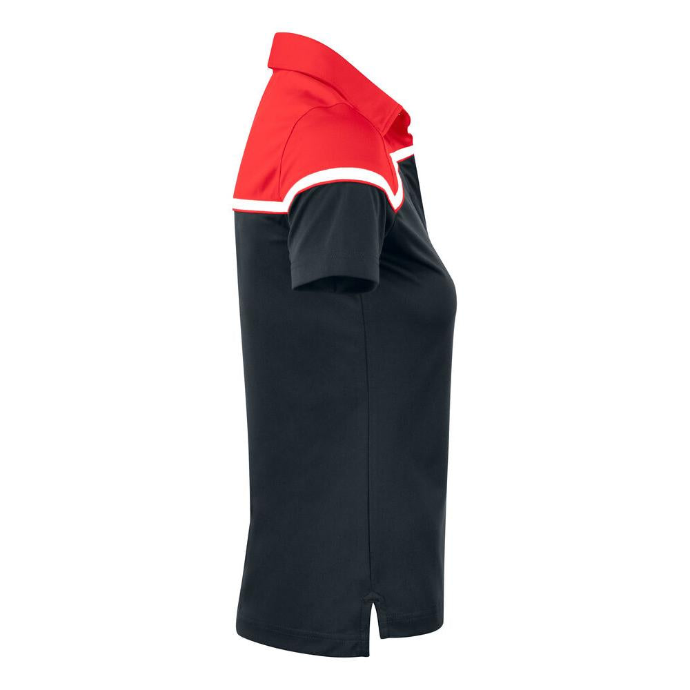 Seabeck Polo Women - Black/Red - Image 4