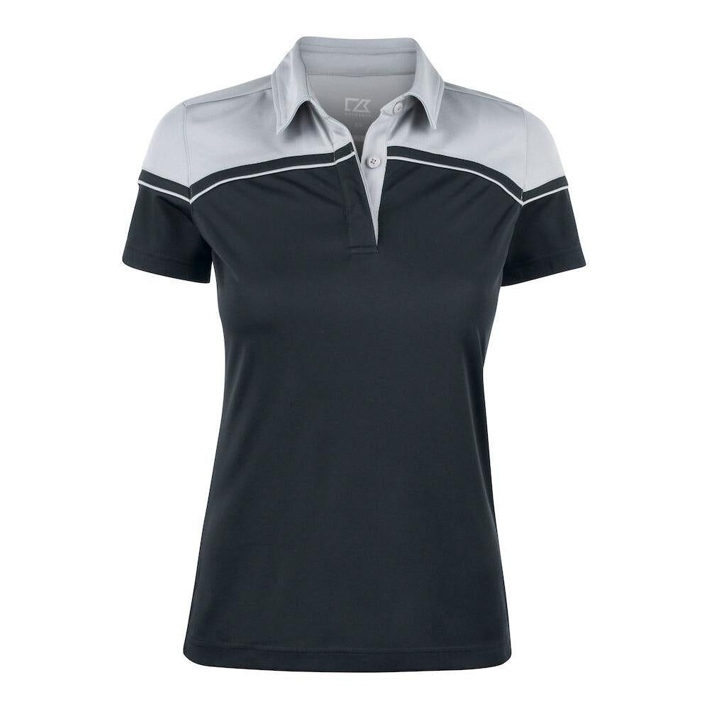 Seabeck Polo Women - Black/Light Grey - Image 1