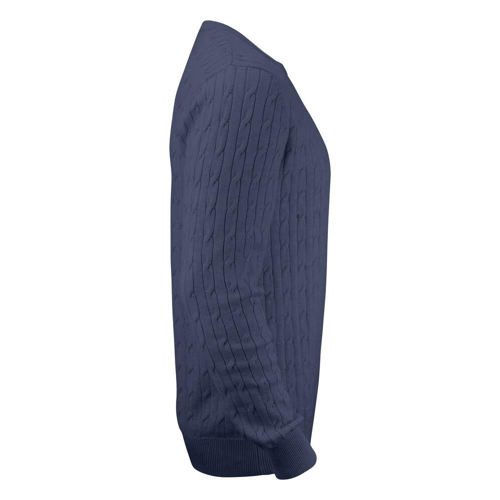 Blakely Knitted Sweater Men - Navy Melange - Image 4