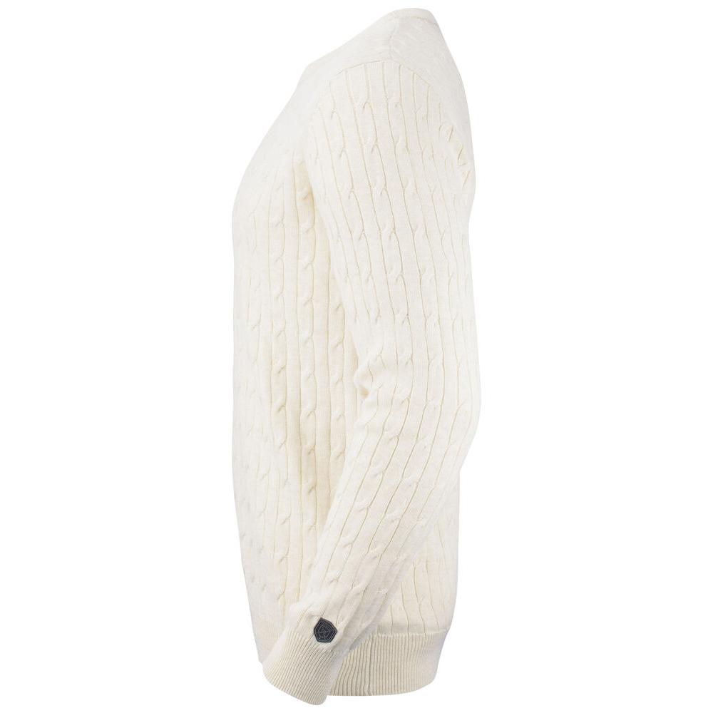 Blakely Knitted Sweater Men - Sand Melange - Image 3