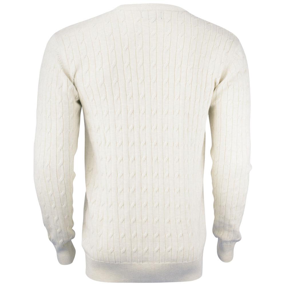 Blakely Knitted Sweater Men - Sand Melange - Image 2