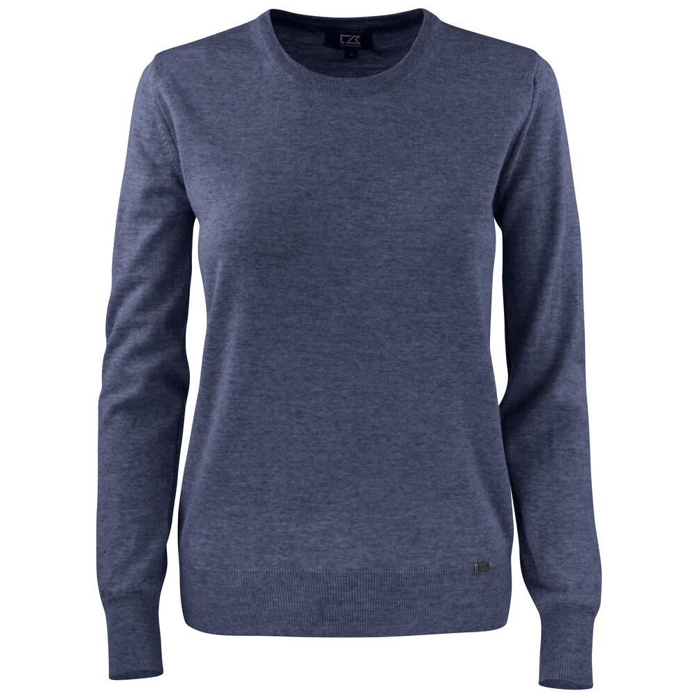 Kennewick Crewneck Women - Sea Blue Melange - Image 1