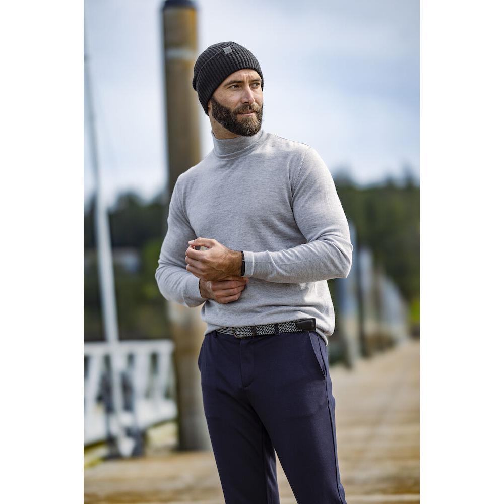 Kennewick Rollerneck Men - Grey melange - Image 5