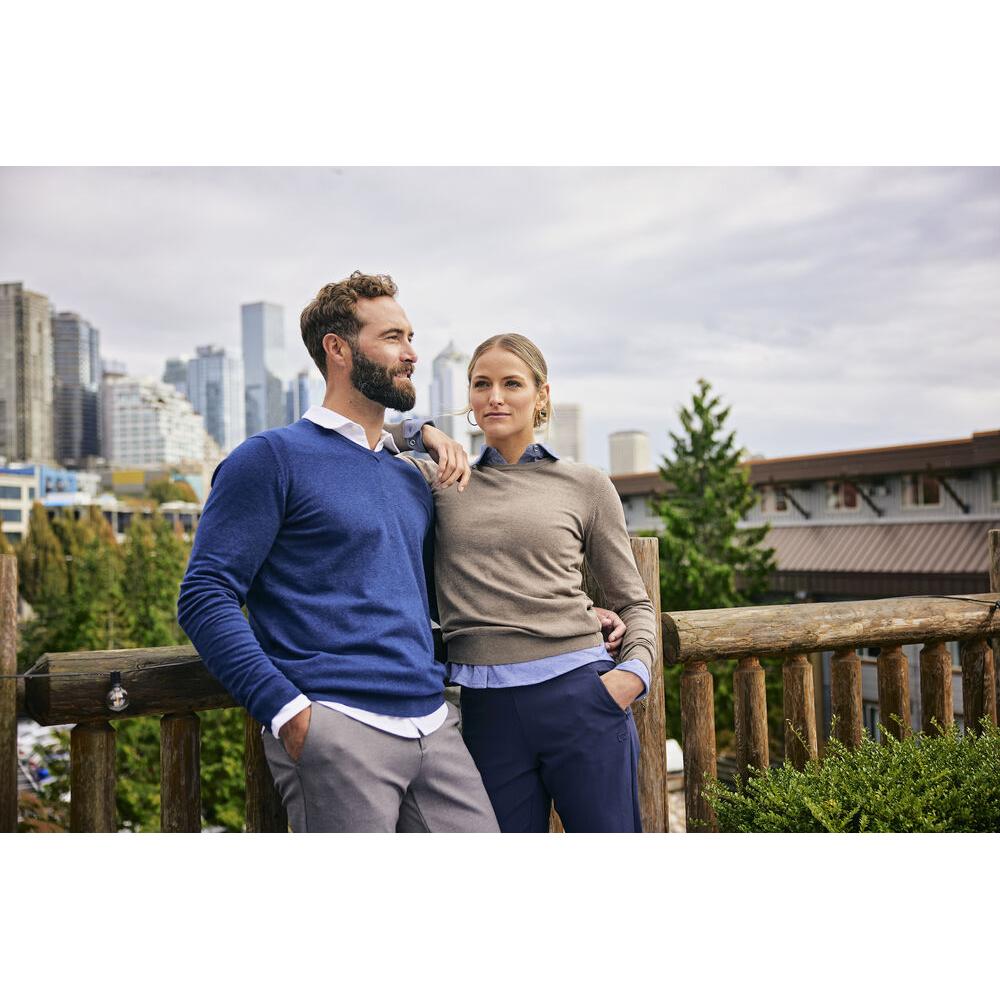 Oakville Crewneck Women - Navy Melange - Image 5