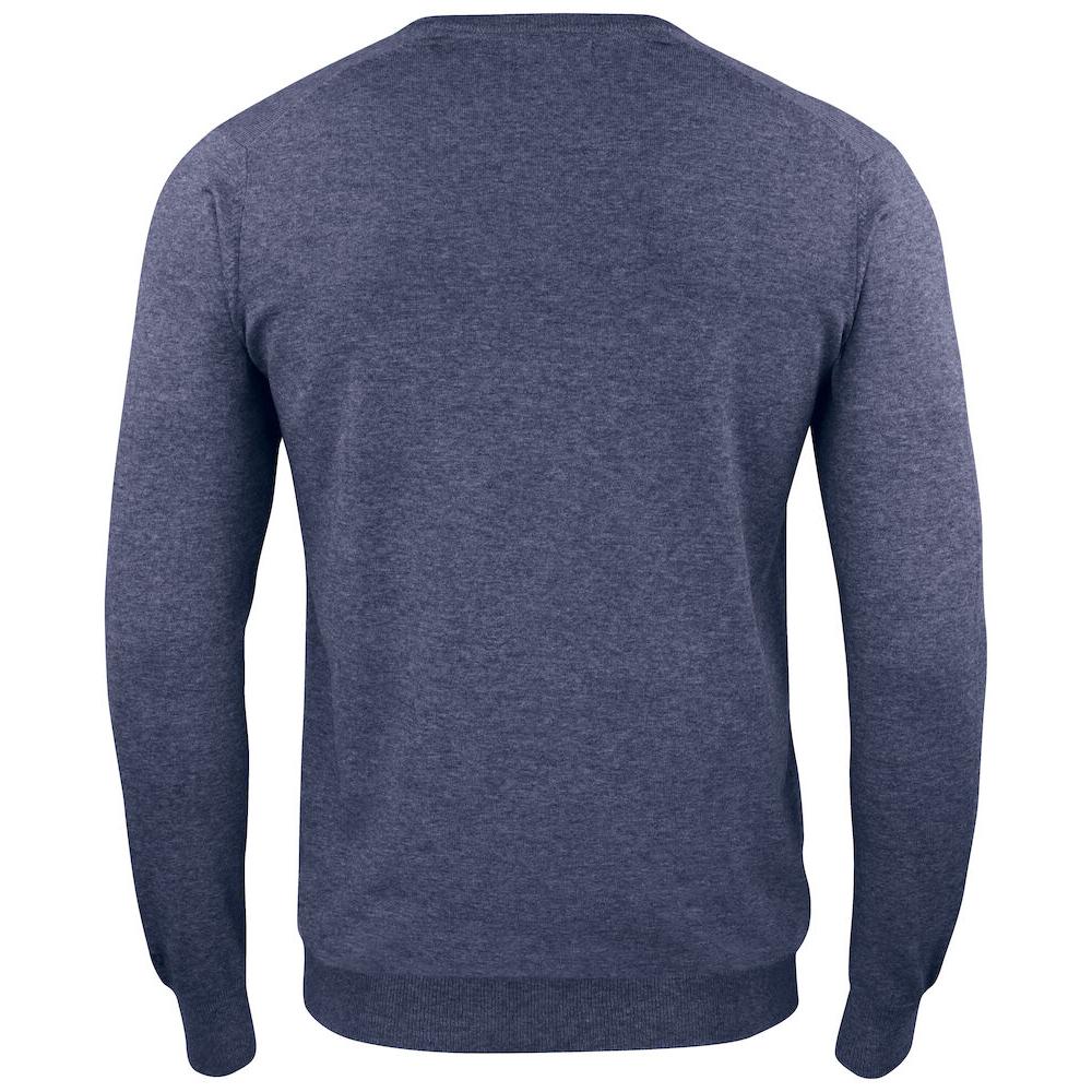 Oakville V-neck Men - Navy Melange - Image 2
