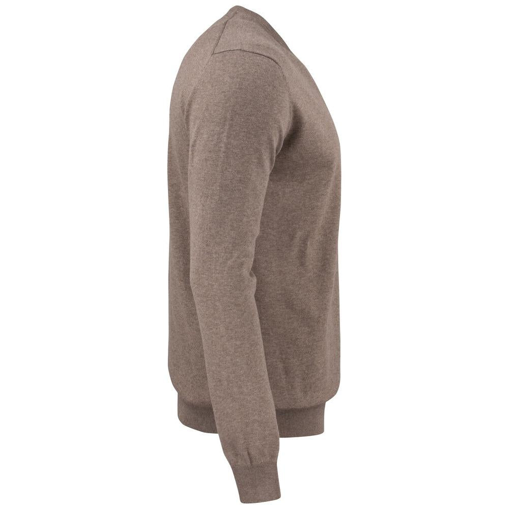 Oakville V-neck Men - Nougat Melange - Image 4