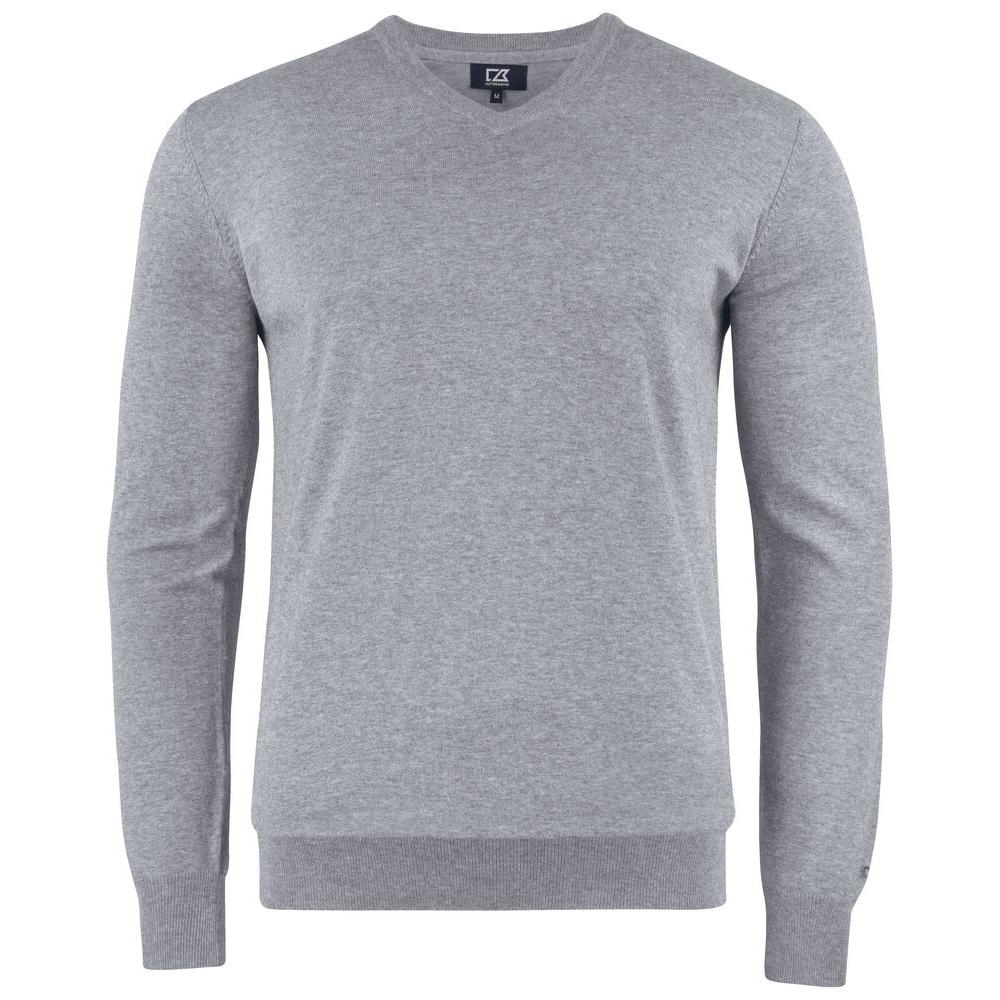 Oakville V-neck Men - Grey Melange - Image 1