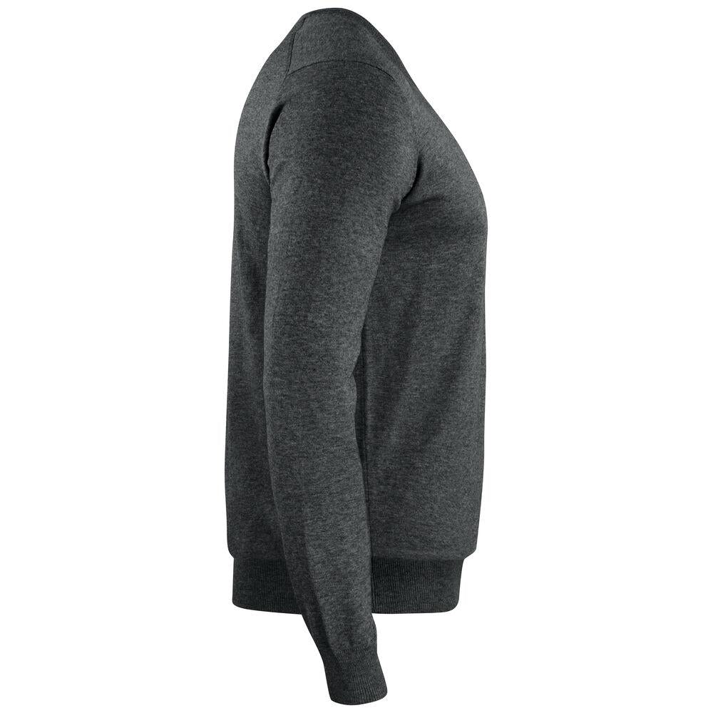 Oakville V-neck Men - Anthracite Melange - Image 4
