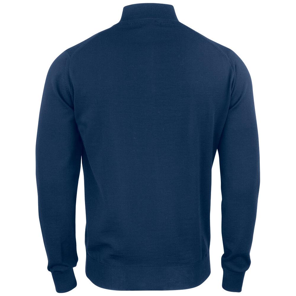 Everett Half Zip Sweater - Dark Navy - Image 2