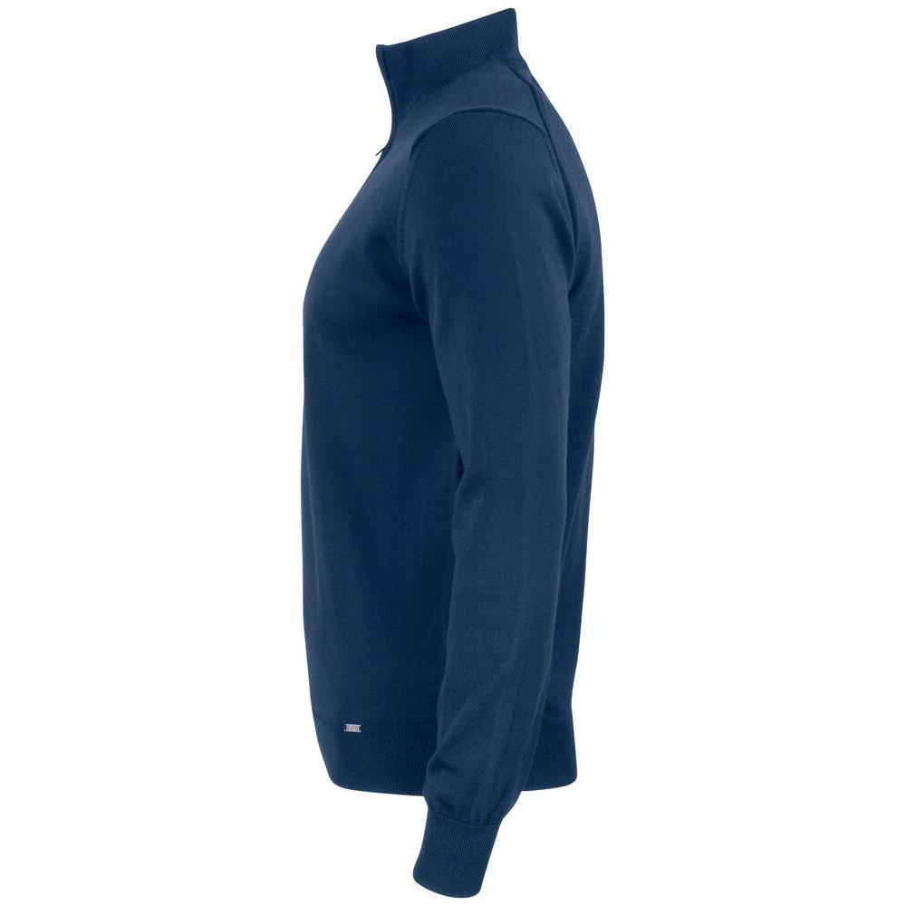 Everett Half Zip Sweater - Dark Navy - Image 3