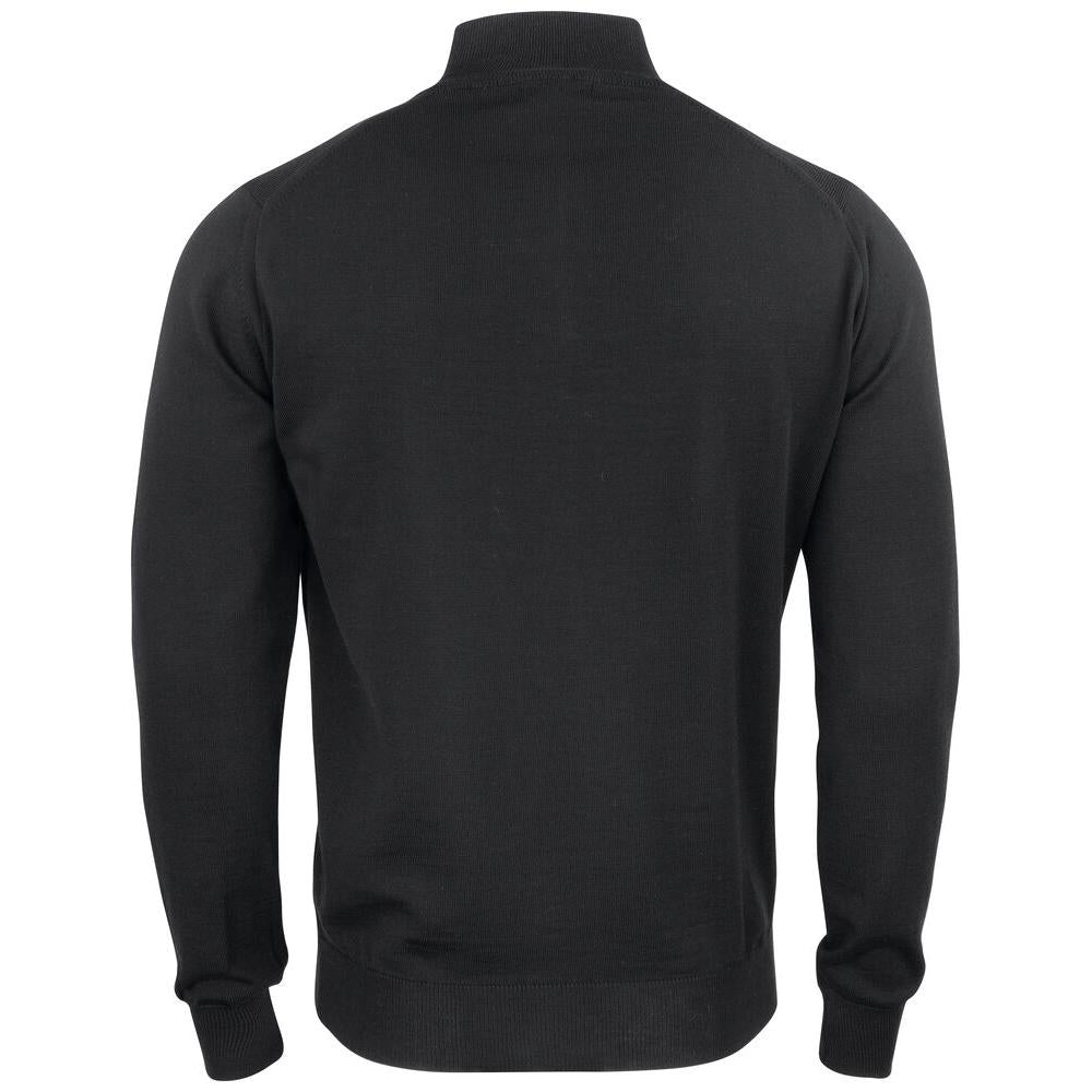 Everett Half Zip Sweater - Black - Image 2