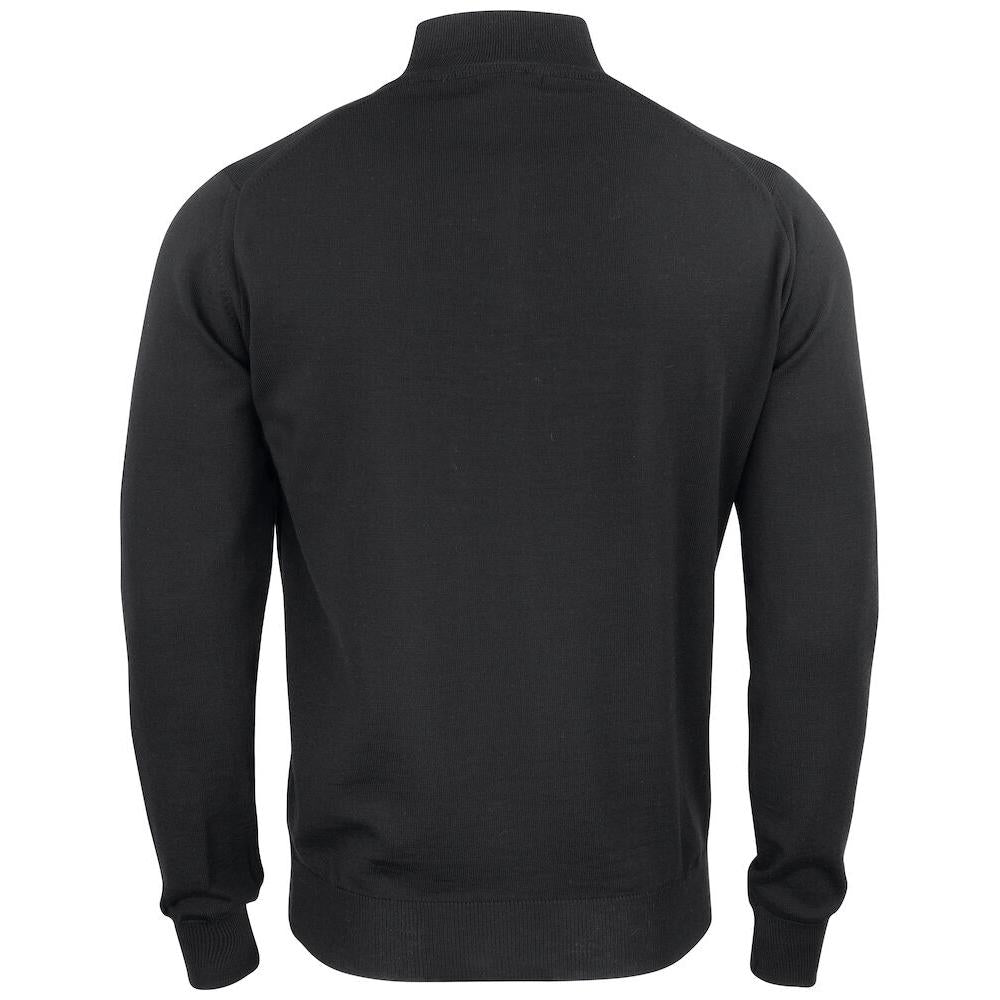 Everett Half Zip Sweater - Black - Image 2