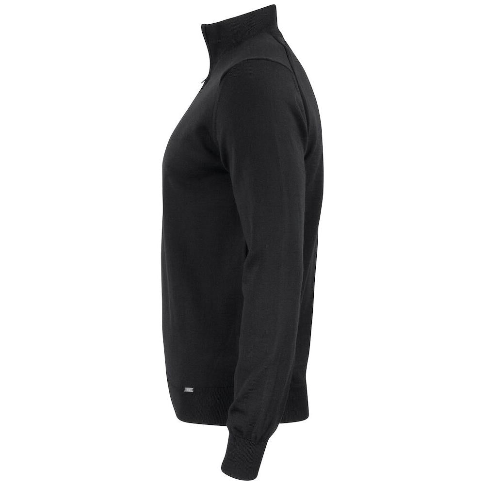 Everett Half Zip Sweater - Black - Image 3