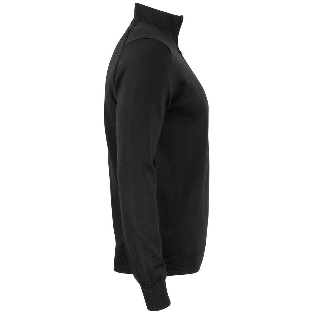 Everett Half Zip Sweater - Black - Image 4