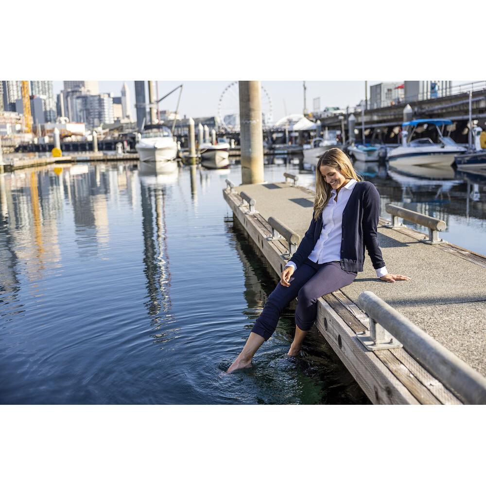 Oakville Cardigan Women - Dark Navy - Image 5