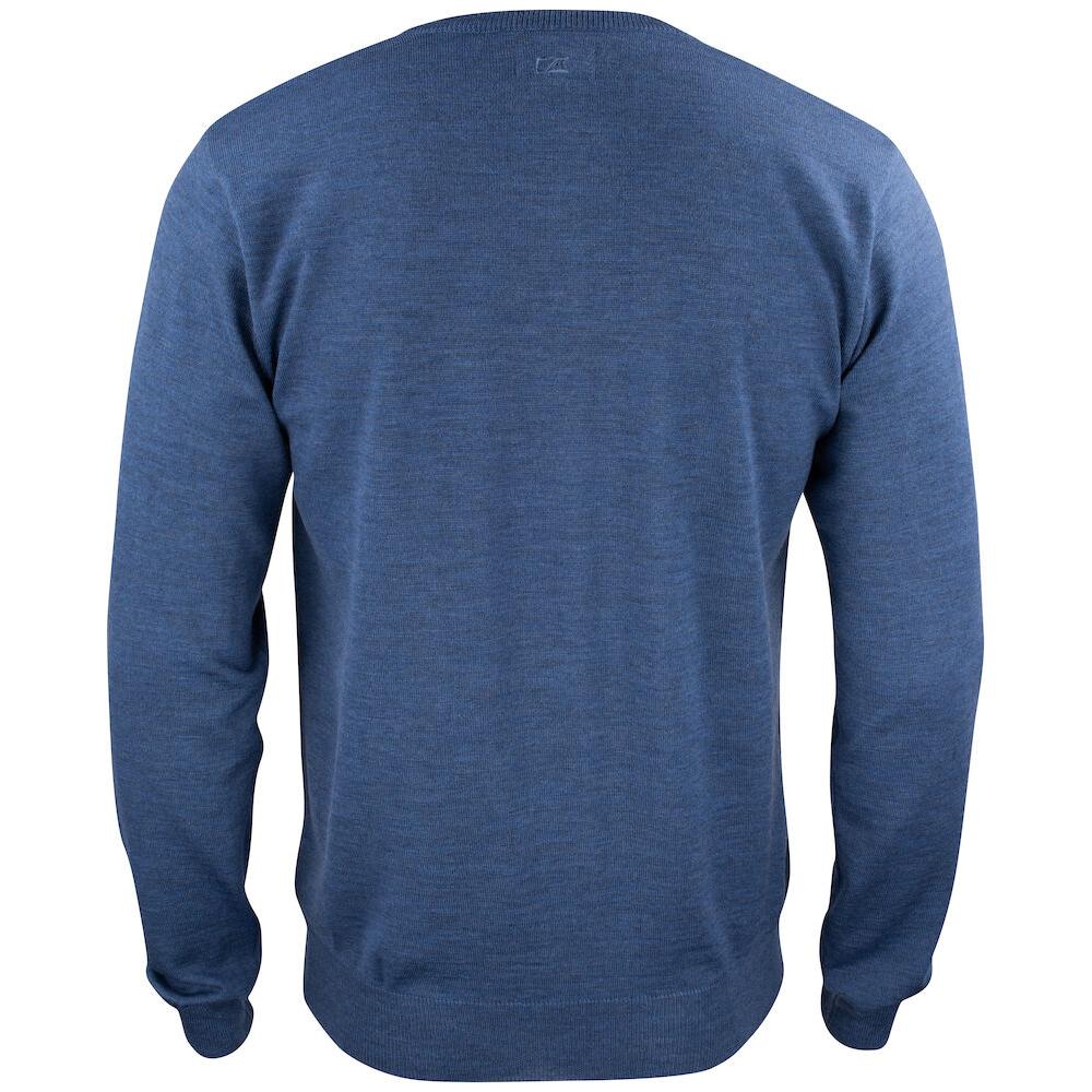 Everett V-neck Men - Denim Melange - Image 2