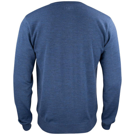 Everett V-neck Men - Denim Melange - Image 2