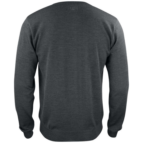 Everett V-neck Men - Anthracite melange - Image 2