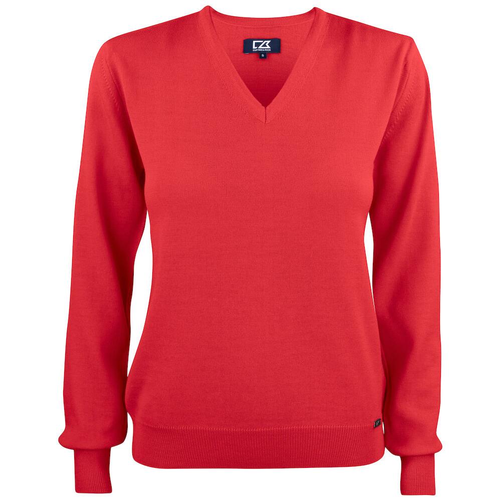 Everett V-neck Women - Red - Image 1