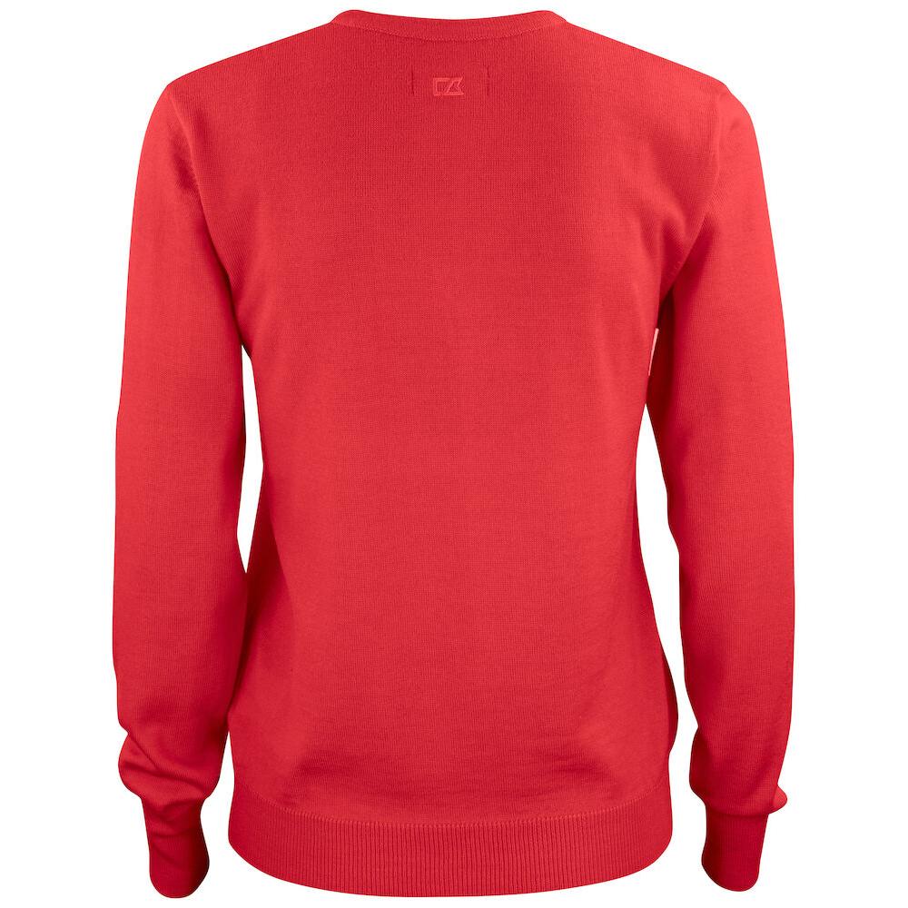 Everett V-neck Women - Red - Image 2