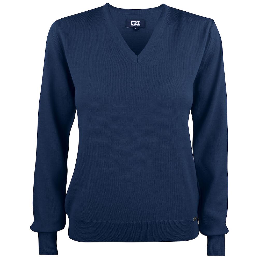 Everett V-neck Women - Dark Navy - Image 1