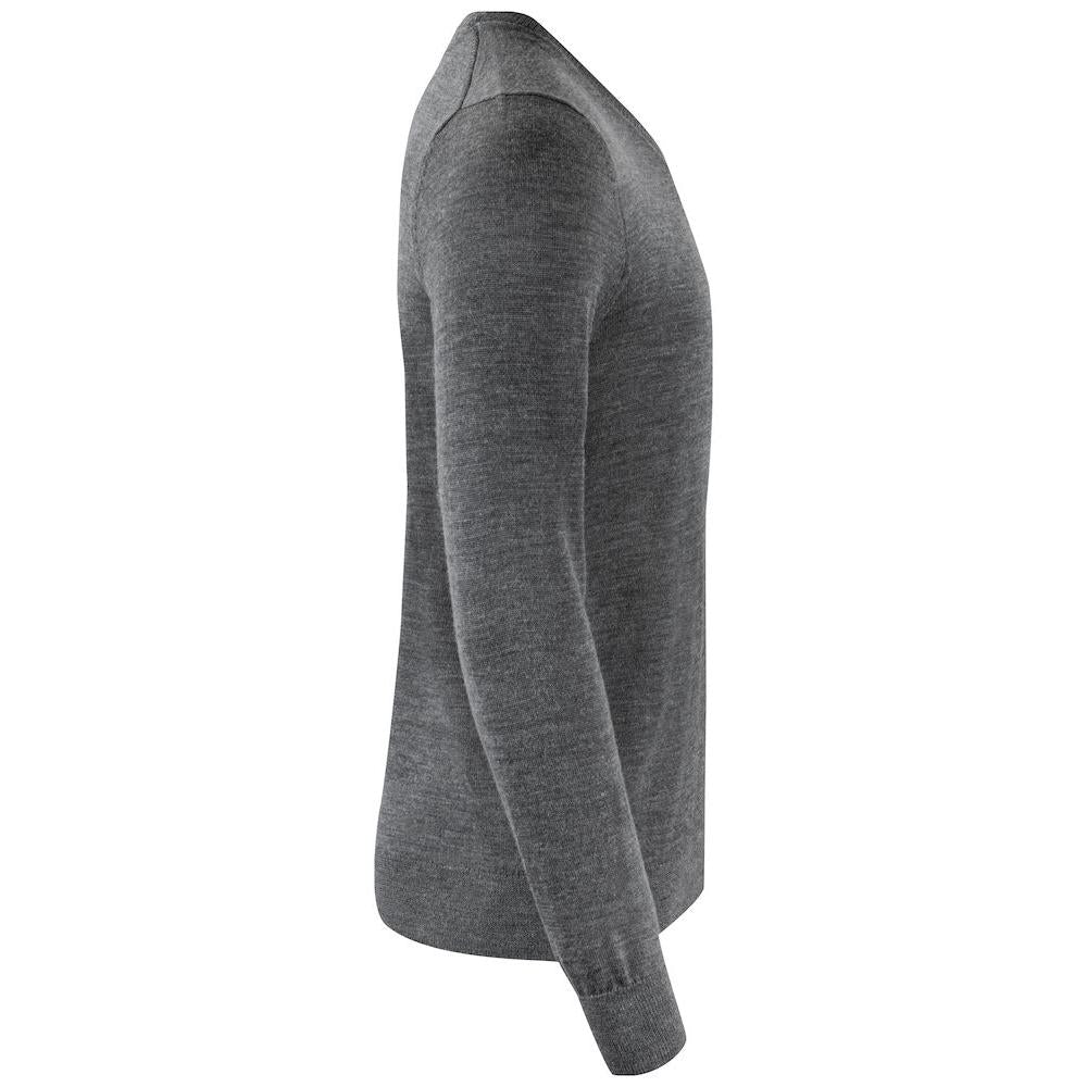 Vernon V-neck Men - Anthracite Melange - Image 4