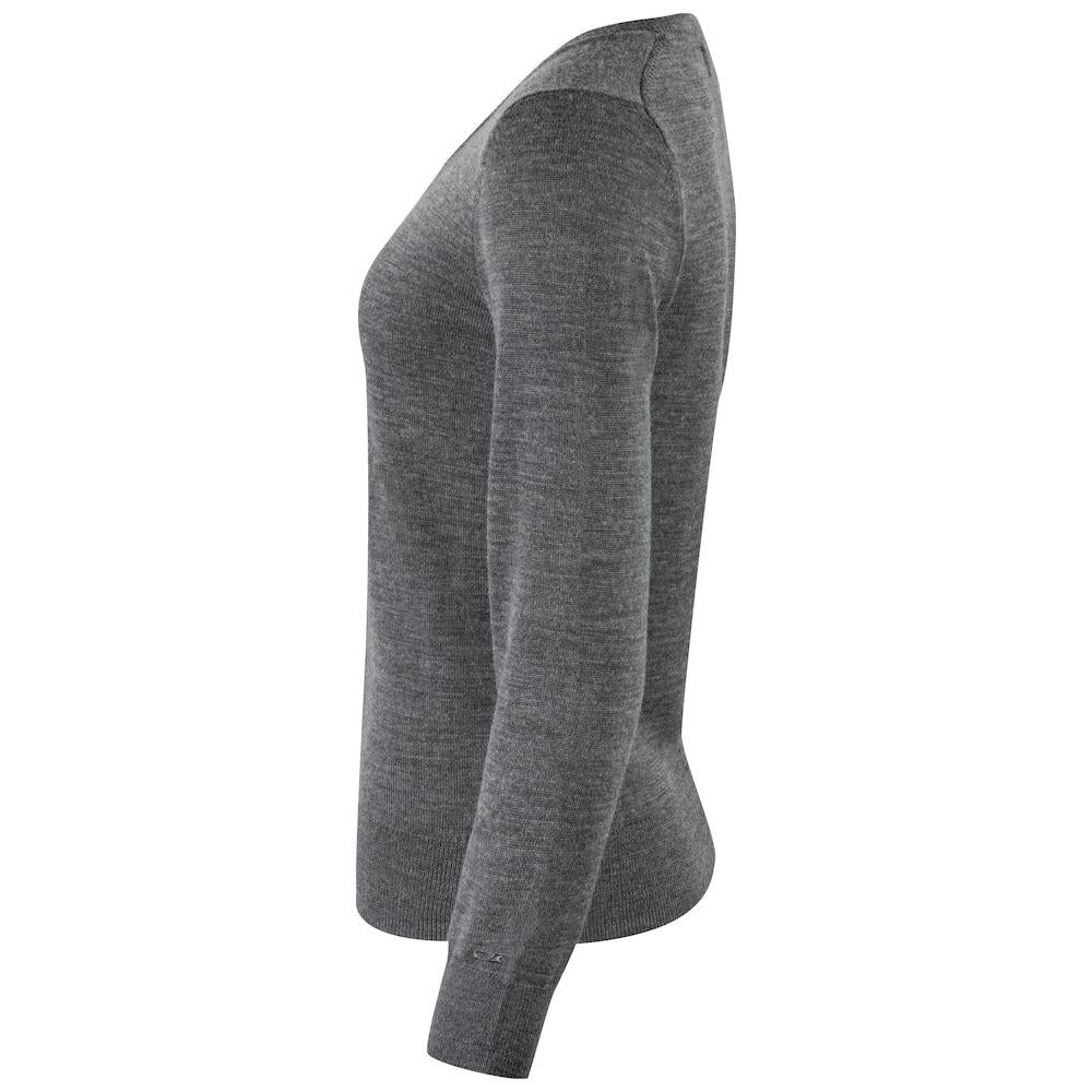 Vernon V-neck Women - Anthracite Melange - Image 3