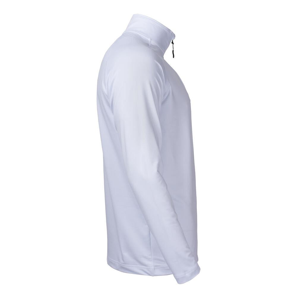 Coos Bay Half Zip Men - White - Image 4