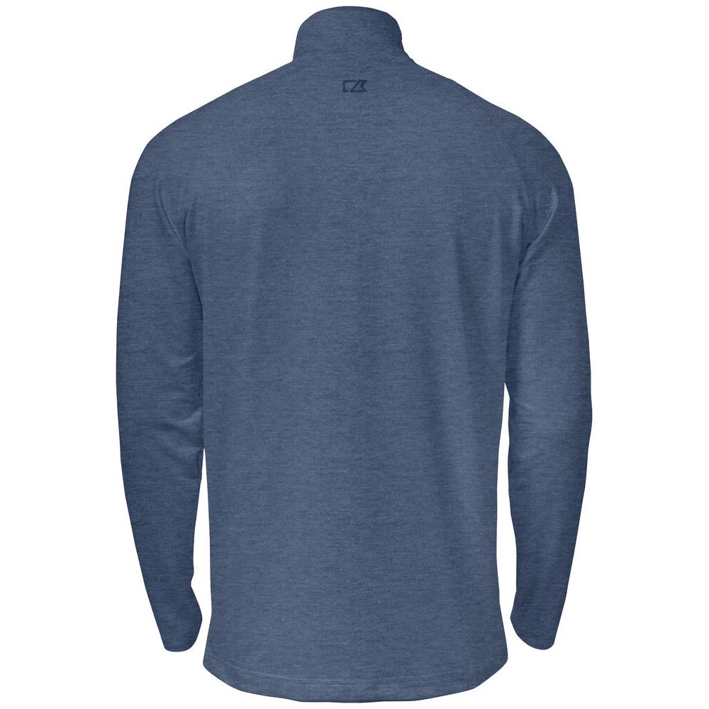 Coos Bay Half Zip Men - Slate Blue Melange - Image 2