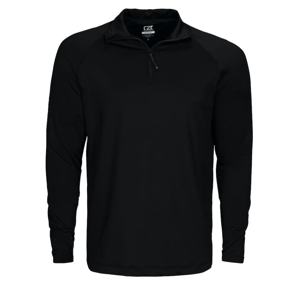 Coos Bay Half Zip Men - Black - Image 1