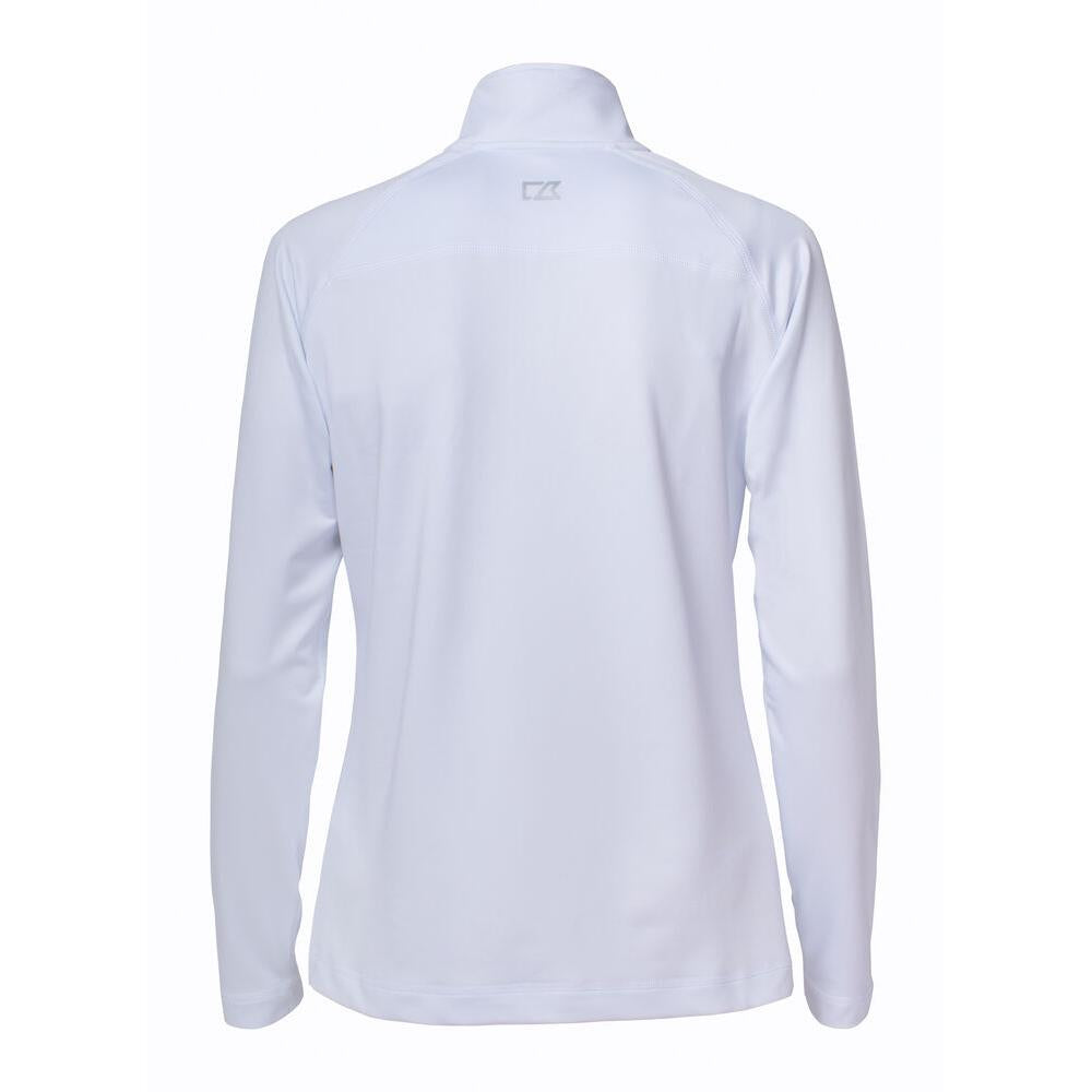 Coos Bay Half Zip Women - White - Image 2