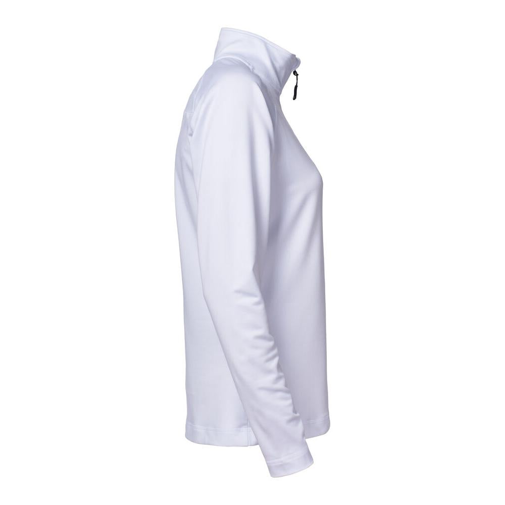 Coos Bay Half Zip Women - White - Image 4