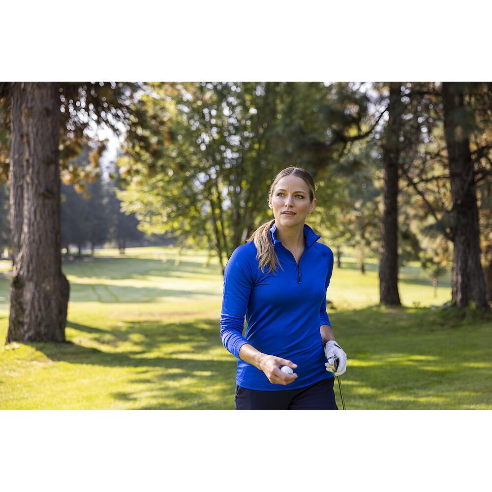 Coos Bay Half Zip Women - White - Image 5