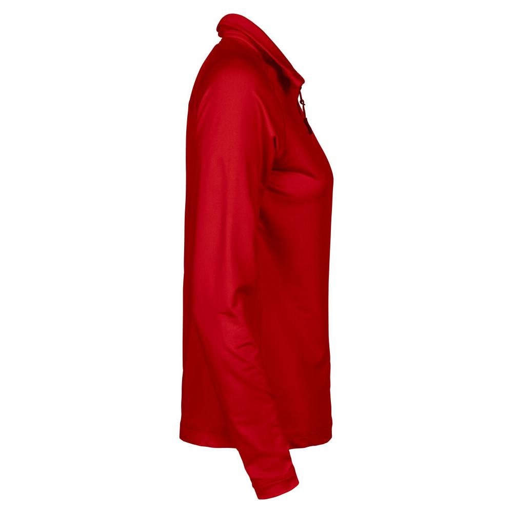Coos Bay Half Zip Women - Red - Image 4